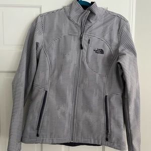 Patterned North Face Soft Shell Jacket